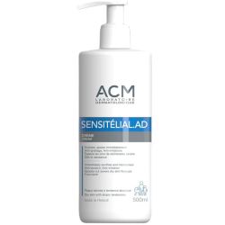 ACM Sensitélial.AD Crème - Flacon-Pompe de 500ml - Hydrate, apaise et réduit les irritations des peaux atopiques