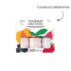Toofruit Coffret Jolies Mimines - 3 Vernis à Ongles Biosourcés