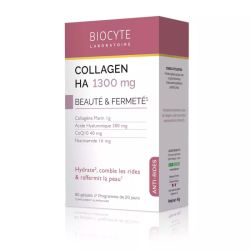 Biocyte Collagen HA 1300mg - Beauté & Fermeté de la Peau - 80 Gélules