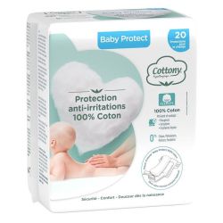 Cottony Baby Protect Protection 100% Coton - 20 unités