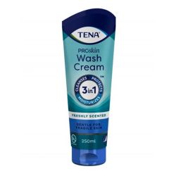 Tena Wash Cream ProSkin - Soins de la Peau 3 en 1 Sans Rinçage - 250ml