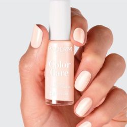 Poderm Vernis Color Care Tea Tree Nude Blush 8 ml - Vernis soin nude rosé naturel longue tenue