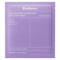 Biodance Rejuvenating Caviar PDRN Real Deep Mask 1 unité - Masque hydrogel anti-âge global et revitalisant