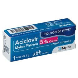 Mylan Aciclovir 5% crème flacon pompe 2 g