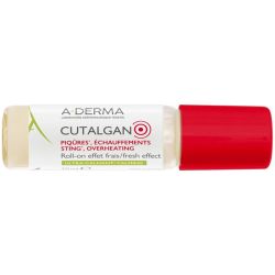 A-Derma Cutalgan Roll-On Effet Frais Ultra-Calmant - 10 ml - Soulagement immédiat des irritations et démangeaisons