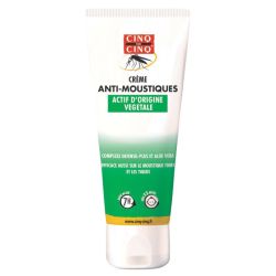 Cinq sur Cinq Crème Anti-Moustiques Actif d'Origine Végétale - 100 ml