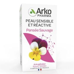 Arkopharma Arkogélules Pensée Sauvage - 45 gélules - Peaux sensibles et imperfections cutanées