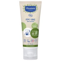 Mustela Crème Change Bio - 75 ml - Protège, apaise et répare la peau délicate du siège