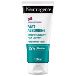 Neutrogena Crème Pieds Absorption Express - 100 ml - Hydrate intensément sans effet gras