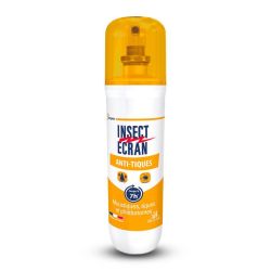 Insect Ecran Anti-Tiques Moustiques & Phlébotomes Répulsif - 100ml - Protection zones boisées et humides