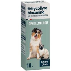 Biocanina Tetrycollyre Collyre 10ml - Chiens et chats