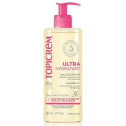 Topicrem Ultra-Hydratant Huile de Douche 500ml – Nutrition et confort familial