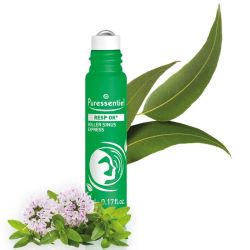 Puressentiel Resp OK Roller Sinus Express Bio 5 ml – Effet froid, soulage les sinus encombrés et libère la respiration