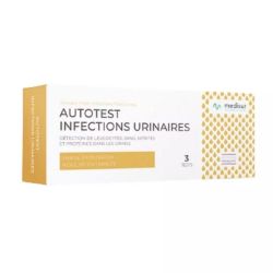 Medisur Autotest Détection Infections Urinaires - 3 Tests