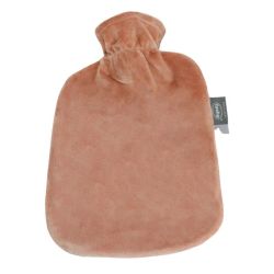 Soframar Fashy Bouillotte à Eau Déhoussable Velours Rose