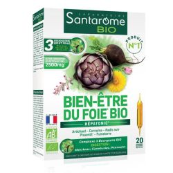 Santarome Bien-Être du Foie Bio - 20 Ampoules