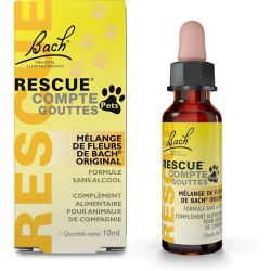 Rescue Bach Pets Compte-gouttes 10ml – Sérénité et apaisement