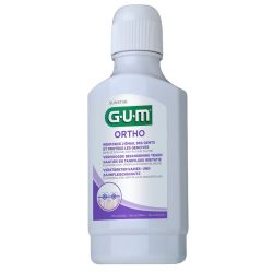 Gum Ortho Bain de bouche fluoré sans alcool 300ml