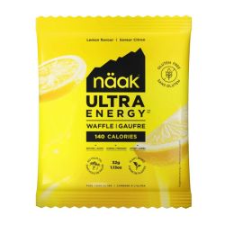 Naak Ultra Energy Gaufre Énergétique Sans Gluten Citron - 32g