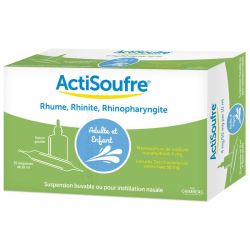 Actisoufre 30 ampoules