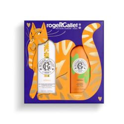 Roger&Gallet Coffret Noël Eau Parfumée et Lait Corps Néroli - Rituel énergisant et floral