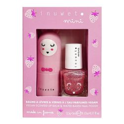 Inuwet Coffret Duo Baume & Vernis Kids Rose Clair Hydratation & Manucure Ludique