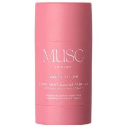 Musc Intime Sweet Litchi Déodorant Solide Parfumé 50g – Fraîcheur et protection