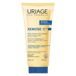 Uriage Xemose C8+ Huile Lavante Anti-Grattage 200 ml - Nettoie, relipide et soulage dès la 1ère douche