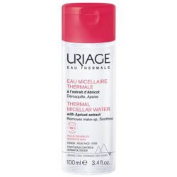 Uriage Eau Micellaire Thermale - 100ml - Visage et Yeux - Peaux Sujettes Aux Rougeurs