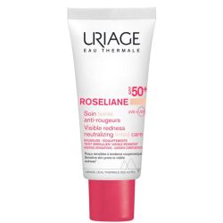 Uriage Roseliane Soin Teinté  Anti-Rougeurs SPF50+ - 40ml - Peaux Sensibles à Tendance Couperosique