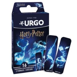 Urgo Harry Potter Pansements Phosphorescents - 16 Pansements de 2 Formats