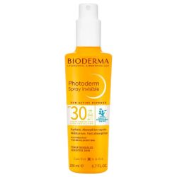 Bioderma Photoderm Spray Invisible SPF30 - 200 ml - Haute protection résistante pour peaux sensibles