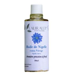 Lauralep Huile de Nigelle Bio 100% Pure Peau, Cheveux & Ongles - 100ml