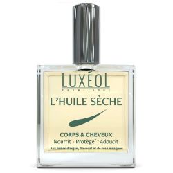 Luxéol L'Huile Sèche Corps & Cheveux 100 ml - Nourrit et protège la peau et les cheveux