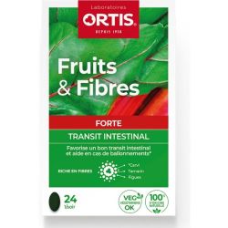 Ortis Transit Intestinal Fruits & Fibres Forte 24 comprimés