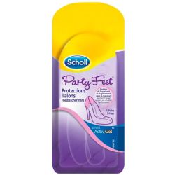 Scholl ActivGel Party Feet Protections Talons - 1 paire - Confort invisible contre les frottements