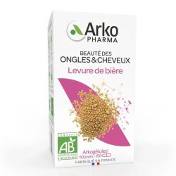 Arkopharma Arkogélules Levure de Bière Bio - 150 Gélules - Beauté des cheveux & des ongles