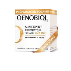 Oenobiol Sun Expert Préparateur Solaire Accélérée - 15 Gélules - Préparation rapide et protection