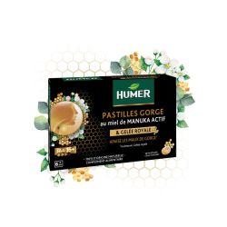 Humer Pastilles Gorge au Miel de Manuka 15+ & Gelée Royale - 16 Pastilles