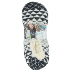 AirPlus Aloe Cabin Chaussons Hydratants Femme Gris Foncé - Pointure 28-36