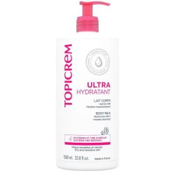 Topicrem Ultra-Hydratant Lait Corps Peaux Sèches - 1L