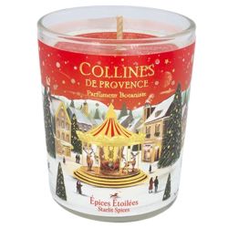 Collines de Provence Bougie Parfumée Epices Étoilées 75g – Ambiance chaleureuse