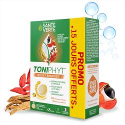 Santé Verte Toniphyt Boost Énergie 30 comprimés + 15 OFFERTS – Énergie et vitalité