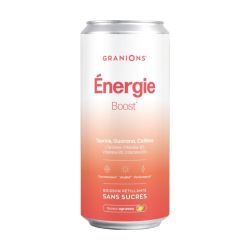 Granions Énergie Boost Canette 33cl - La boisson pétillante pour rester focus et dynamique