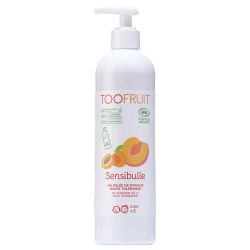 Toofruit Sensibulle Gelée de Douche - 400ml - Abricot-Pêche - Nettoie la peau sensible des enfants
