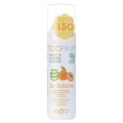 Toofruit So Solaire Lait Solaire SPF50 - 100ml - Protège efficacement la peau des enfants