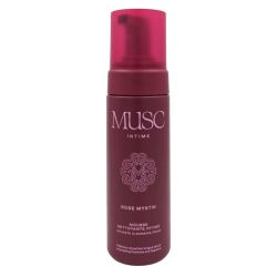Musc Intime Rose Mystik Mousse Nettoyante Intime 150 ml - Fraîcheur et parfum longue tenue pour la toilette intime