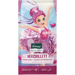 Kneipp Cristaux de Bain & Ballet de Cœurs en Confettis - 1 unité - Bain ludique parfum framboise