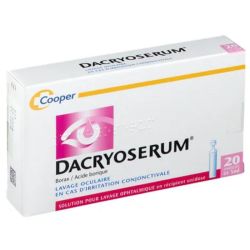 Cooper Dacryoserum lavage oculaire 20 unidoses