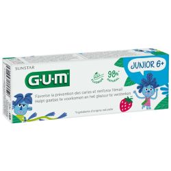 Gum junior Dentifrice enfant 7-12 ans, goût orange 50ml